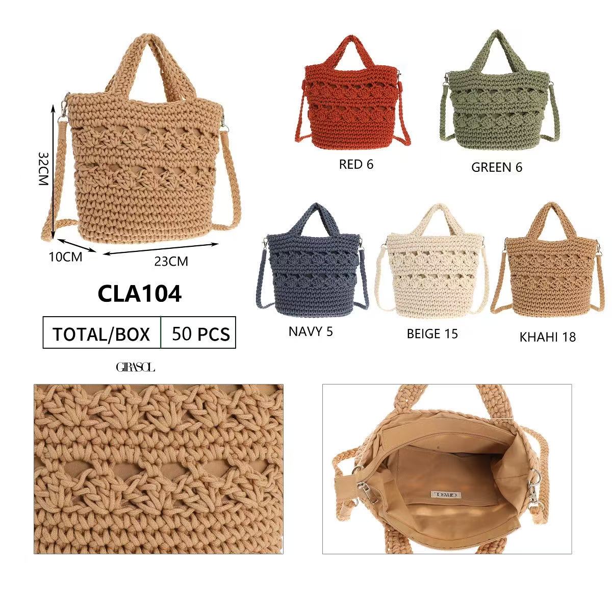 Bolso crochet CLA104