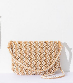 Bolso bandolera crochet bicolores XBY37