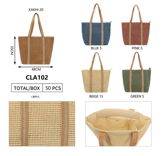 Bolso rafia CLA102