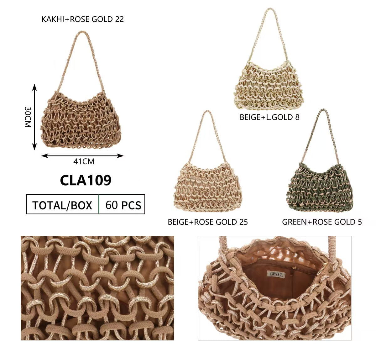 Bolso crochet CLA109