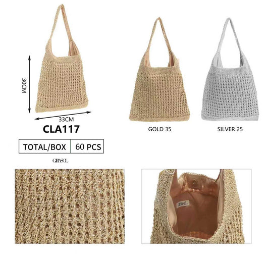 Bolso rafia CLA117