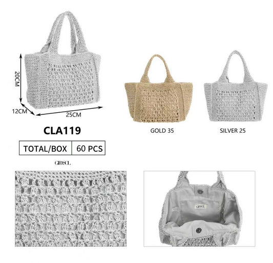 Bolso rafia CLA119