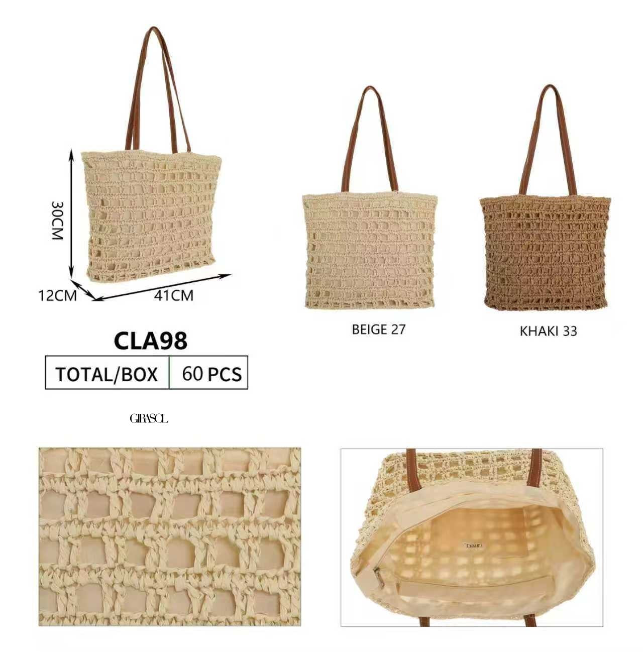 Bolso rafia CLA98