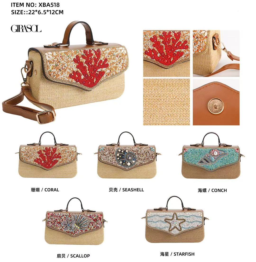 Bolso rafia XBA518