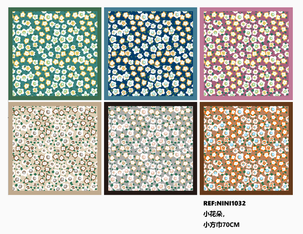 Fular cuadrado 70 x 70cm NINI1032