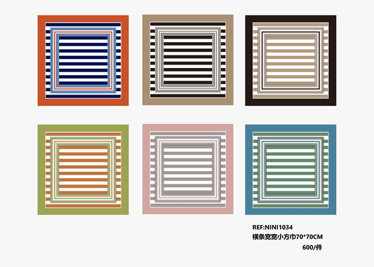 Fular cuadrado 70 x 70cm NINI1034