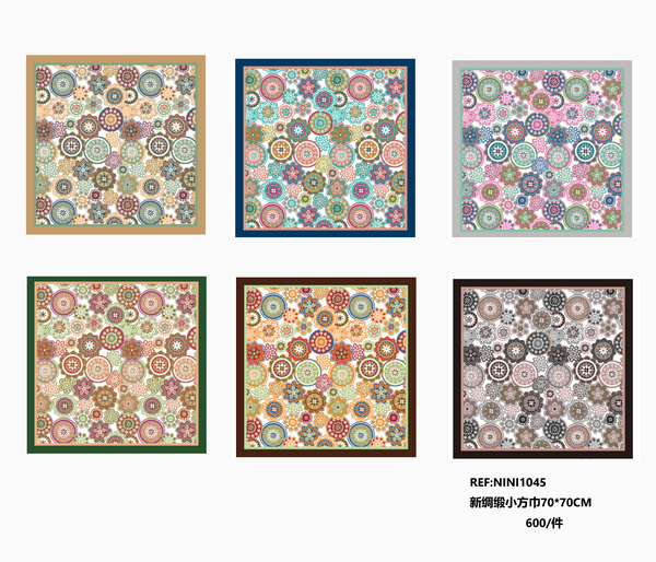 Fular cuadrado 70 x 70cm NINI1045
