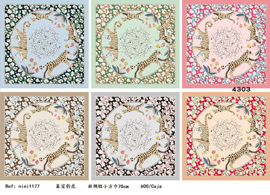 Fular cuadrado 70x 70cm NINI1177