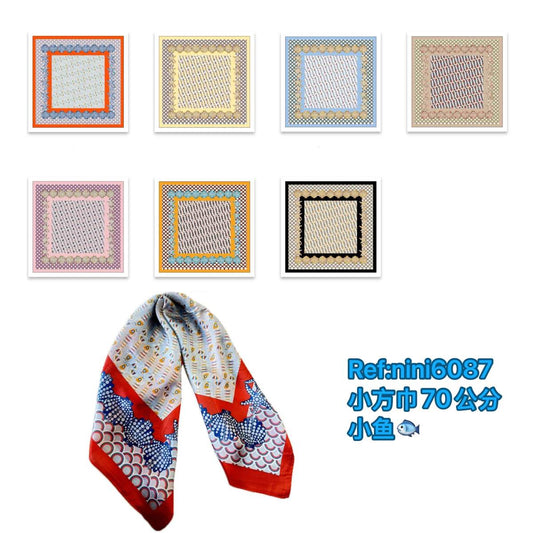 Fular cuadrado 70 x 70cm NINI6087