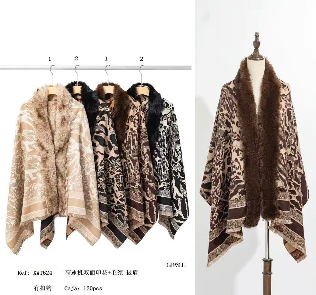 Poncho doble cara XWT624