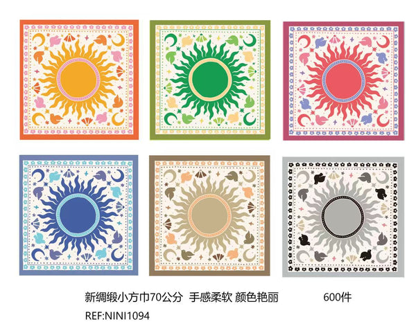 Fular cuadrado 70x70cm NINI1094